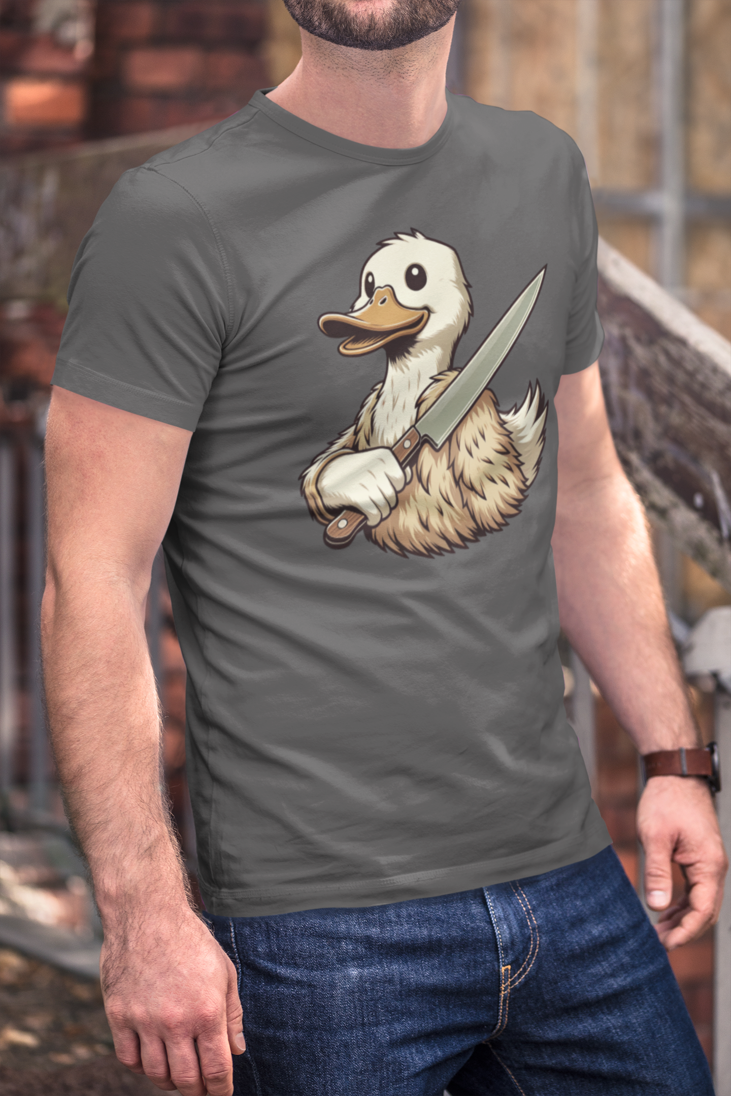 "Ducking Knife" T-Shirt